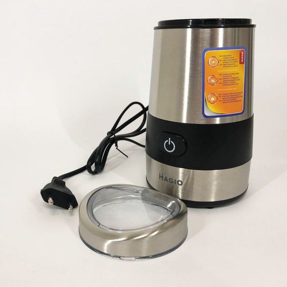 Кавомолка MAGIO MG-202 250 Вт, кавомолка для круп, кавомолка для перцю, машинка для помелу кави | Зображення 9