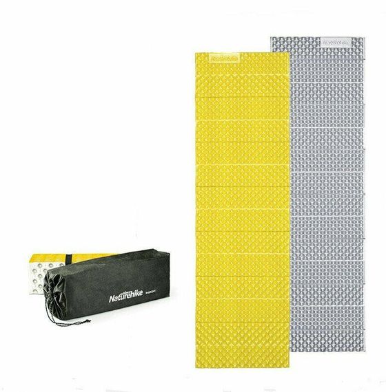 Килимок складний IXPE NaturehikeThickened NH20FCD07, алюмінієва плівка, 25 мм, жовтий | Зображення 1