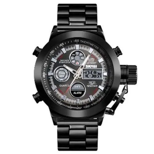 Наручний годинник skmei електронний SKMEI 1515BK BLACK, Оригінальний чоловічий годинник, Годинник MU-577 для чоловіка