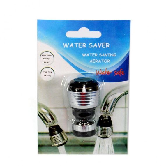 Аератор для змішувача поворотний Water Saver Водозберігальна насадка на кран | Зображення 1
