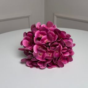 Гортензія штучна латексна h=70см d=17см 1шт. Колір: фуксія