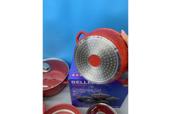 Набір посуду 9 предметів Bellmax Cookware Set BM-120 | Зображення 3