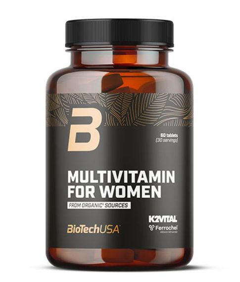 Мультивитамины для женщин Biotech Multivitamin for Women from organic sources 60 tabs