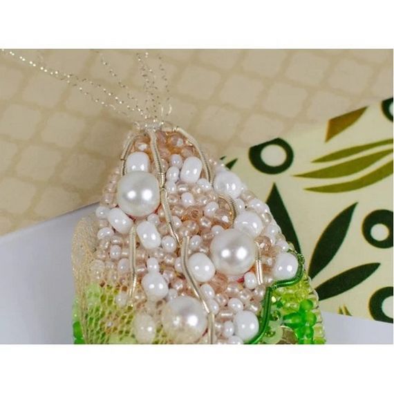 Набор для вышивания бисером украшения "Кукуруза" AD-235 на натуральном холсте | Зображення 2