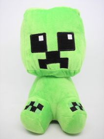 Крипер детеныш майнкрафт зеленый мягкая игрушка 21 см Creaper baby Minecraft