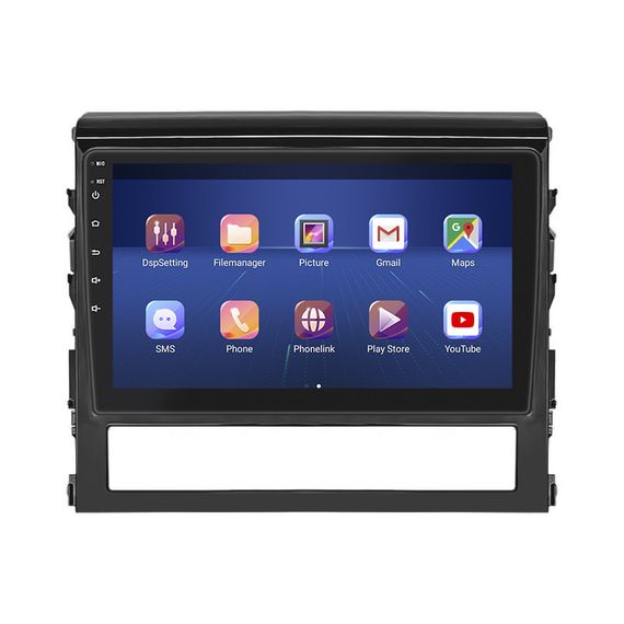 Штатная магнитола Lesko для Toyota Land Cruiser 200 Series Рестайлинг 2 2015-2021 экран 9" 2/32Gb 4G Wi-Fi GPS | Зображення 1