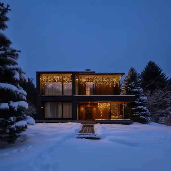 Вулична гірлянда Бахрома 20 м 335 LED білий провід Жовтий 20MWY | Зображення 1