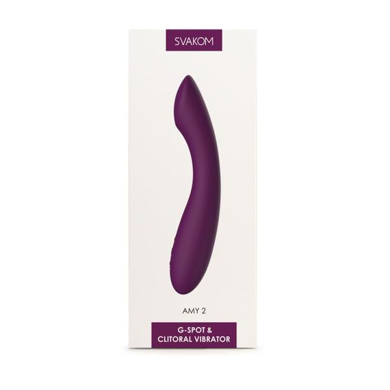 Вібратор для точки G з інтелектуальним режимом Svakom Amy 2 Violet sexstyle | Зображення 3