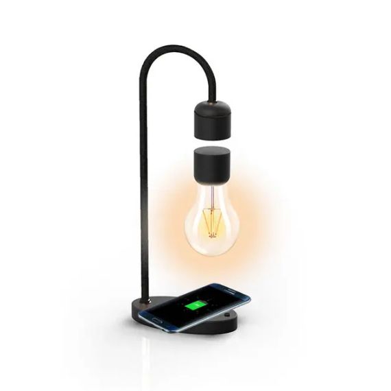 Антигравитационный светильник-ночник Yarko левитирующая декоративная лампа в стиле Лофт c беспроводной зарядкой | Зображення 1