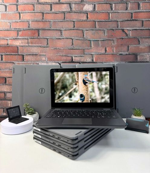 Ноутбук-трансформер Dell Latitude 3120 2-в-1 / 11,6" (1366x768) IPS Touch / Intel Pentium Silver N6000 (4 ядра по 1,1 - 3,3 ГГц) / 4 ГБ DDR4 / 120 ГБ SSD / Intel UHD Graphics / WebCam / Windows 11 б/в | Зображення 3
