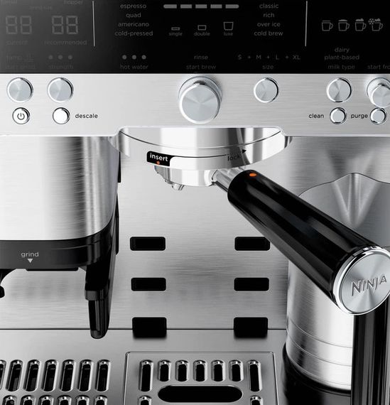 Кавоварка рожкова NINJA Luxe Cafe Essential ES601EU 1650 Вт срібляста | Зображення 8