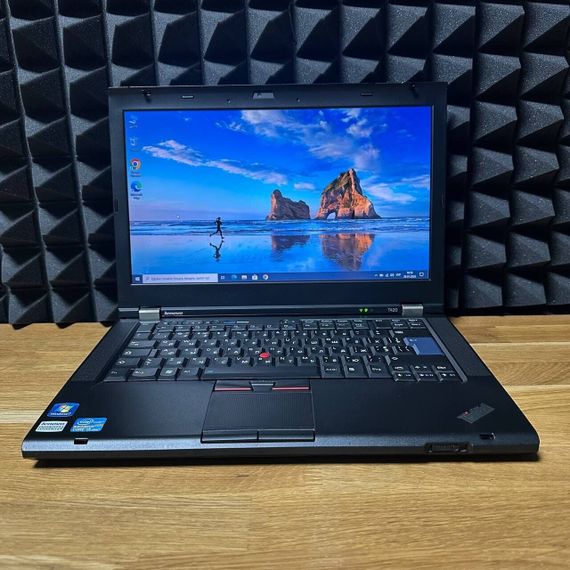 Ноутбук Lenovo ThinkPad T420 / 14" (1366x768) TN / Intel Core i5-2520M (2 (4) ядра по 2.5 - 3.2 GHz) / 8 GB DDR3 / 128 GB SSD / Intel HD Graphics 3000 / WebCam / DVD-ROM б/у | Зображення 1