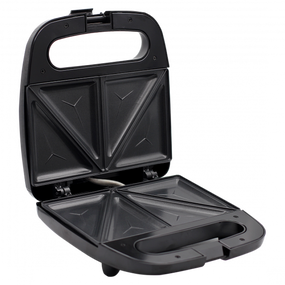 Сэндвичница бутербродница электрическая Domotec MS-7777 Черная