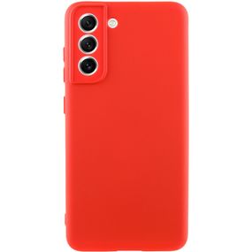 Чохол TPU GETMAN Liquid Silk Full Camera для Samsung Galaxy S21 FE Червоний / Red