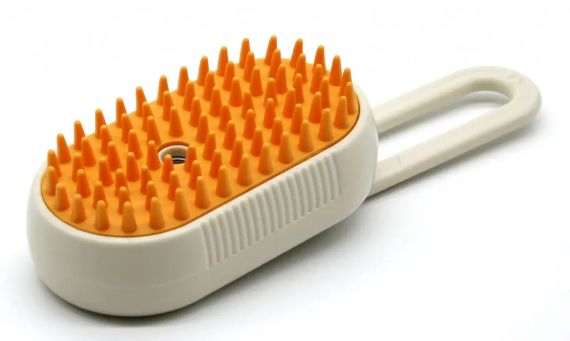 Паровая щетка с ручкой Кремово-Помаранчева 3 в 1