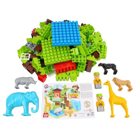 Детский набор конструктора "Дом на дереве" 1089TXK 130 деталей | Зображення 2