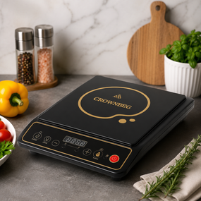 Плита индукционная Crownberg CB 1323 2000 Вт Настольная плита электрическая / Однокомфорочная плита