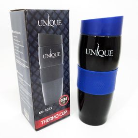 Термокухоль UNIQUE UN-1073 0.38 л, Термос з нержавіючої сталі металевий. Колір: синій
