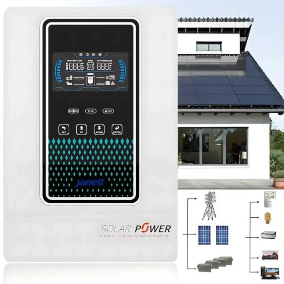 Гібридний інвертор Jarrett із чистою синусоїдою на 48 Вт JAXM-4.5KW | Зображення 2