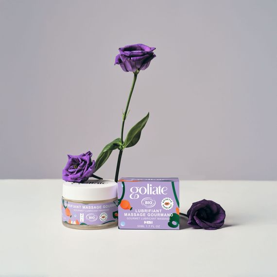 Масажна олія-лубрикант з ароматом та смаком фундука Goliate Couple Gourmand Noisette 50 мл | Зображення 1