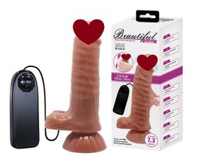 Вібратор на присосці BAILE Beautiful Maddox 7,3', BW-008101Z sexstyle