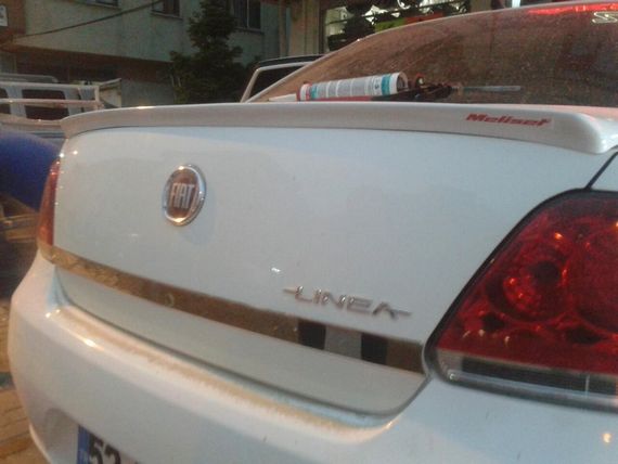 Спойлер на 1 частина (під фарбування) для Fiat Linea 2006-2018 рр | Зображення 2