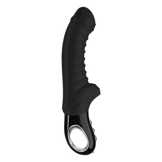 Вібратор для точки G Fun Factory TIGER black, ребристий, підходить для анальної стимуляції | Зображення 1