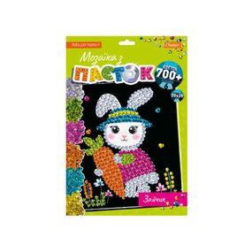 Набір для творчості мозаїка з паєток "Зайчик" НТ-28-12