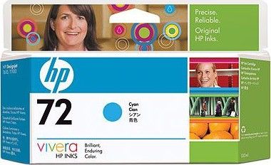 Картридж HP No.72 DJ T610/T1100/T790 cyan, 130 ml (C9371A)