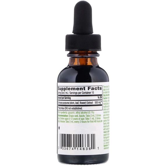Ехінацея Nature's Way Echinacea Alcohol Free 99.9% 1 fl oz 30 ml | Зображення 1