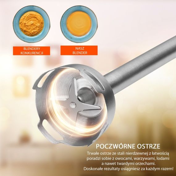 Заглибний блендер ProfiCook PC-SMS 1220 міксер 1000 Вт | Зображення 9