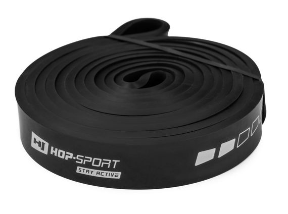 Резинка для фітнесу Hop-Sport 12-30кг HS-L022RR чорна | Зображення 6