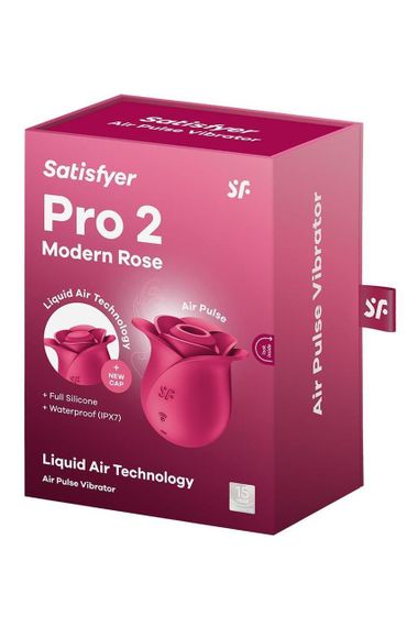 Вакуумный стимулятор - Satisfyer Pro 2 Modern Rose Sex Aura | Зображення 1