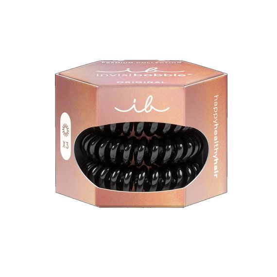 Резинка-браслет для волос Invisibobble Original Premium True Black