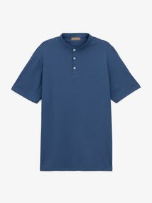 Футболка однотонна чоловіча GENUA G01215-0002 XL Синій shop (2000999633065)