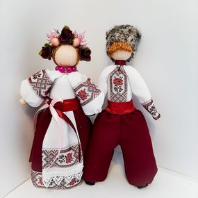 Украинцы набор декоративных кукол в стиле мотанка
