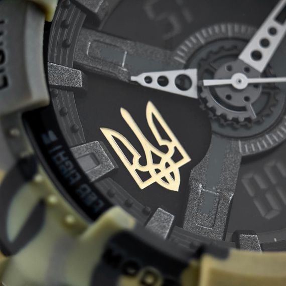Чоловічий годинник Awarder 005 Тризуб золото Camo Green | Зображення 8
