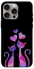 Чохол з картинкою Космічні коти для Apple iPhone 15 Pro Max (6.7")