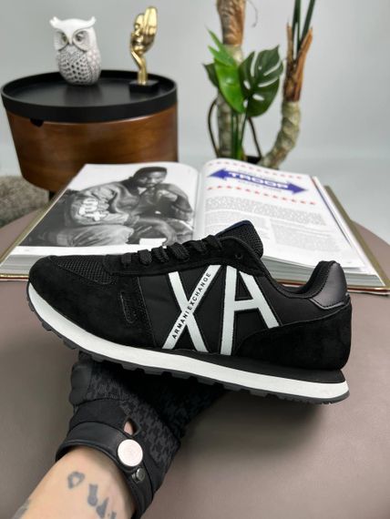 Чоловічі кросівки Exchange AX Black White замша , текстиль , В'єтнам | Зображення 4