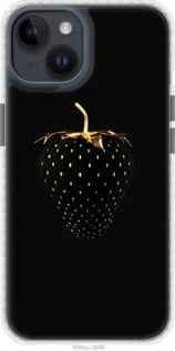 Чохол на iPhone 14 Чорна полуниця "3585pc-2648-24368"