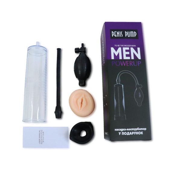Вакуумная помпа с ручной «грушей» Men Powerup sexstyle | Зображення 2