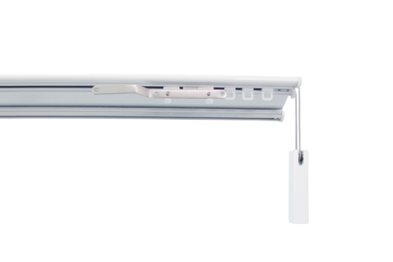 Карниз алюмінієвий дворядний на шнуровому приводі Техно 15.2S преміум 400см.