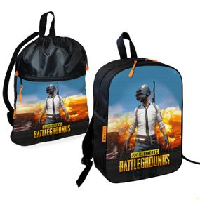 Шкільний рюкзак дитячий Пабг/PUBG + Сумка для взуття спортивної форми рюкзак-мішок для хлопчика (01791)
