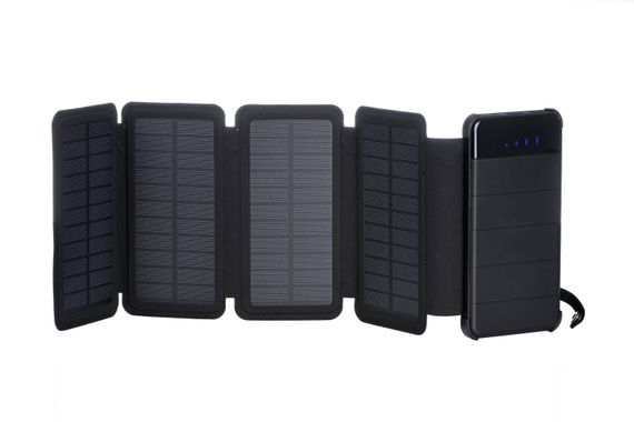 Портативний зарядний пристрій 2E Power Bank Solar 8000mAh Black (2E-PB814-BLACK)