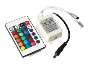 Контролер та пульт для світлодіодної стрічки LED RGB+