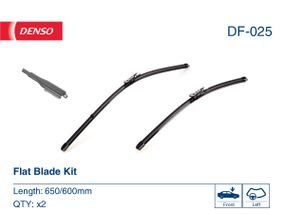 Комплект склоочисників DENSO DF-025 Flat Blade Kit 650/600 мм