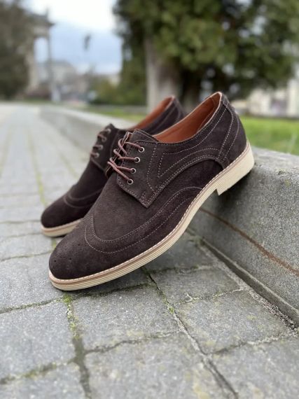 Замшеві чоловічі туфлі 43 розмір | Зображення 2