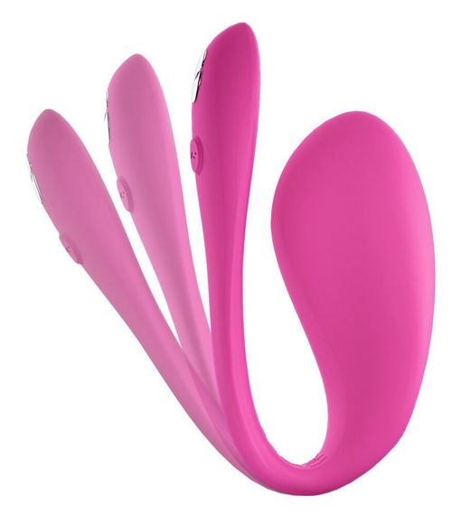 Смарт-віброяйце We-Vibe Jive 2 Electric Pink, пульт ДК, до 4 годин роботи | Зображення 1