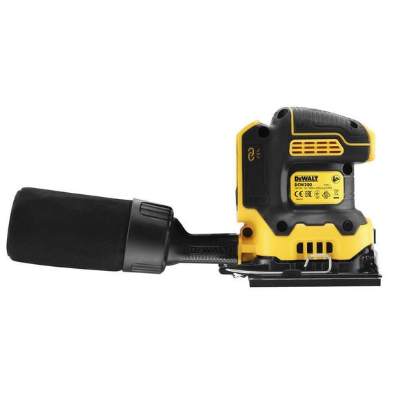 Шлифмашина вибрационная аккумуляторная 115х108 мм DeWALT DCW200NT | Зображення 2