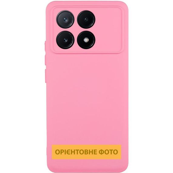 Чохол TPU GETMAN Liquid Silk Full Camera для Xiaomi Poco X6 / Note 13 Pro 5G Рожевий / Pink